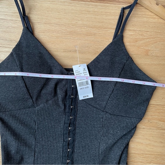 L.A. Hearts Gray Clasp Hook Up Mini Dress New With Tags - Picture 8 of 11